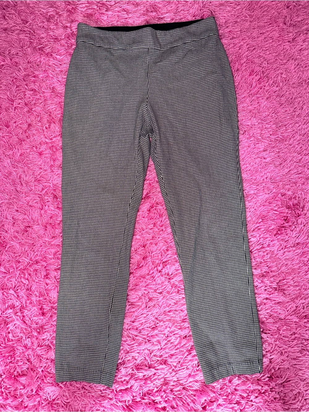 Target a new day women’s Black & White Houndstooth Pull-On ankle Dress Pants
